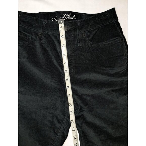Universal Thread Women's High-Rise Velvet Skinny Jeans – Black, Size 6 - Picture 10 of 13